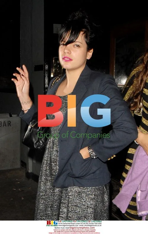 Lily Allen and Miquita Oliver Leave London Club