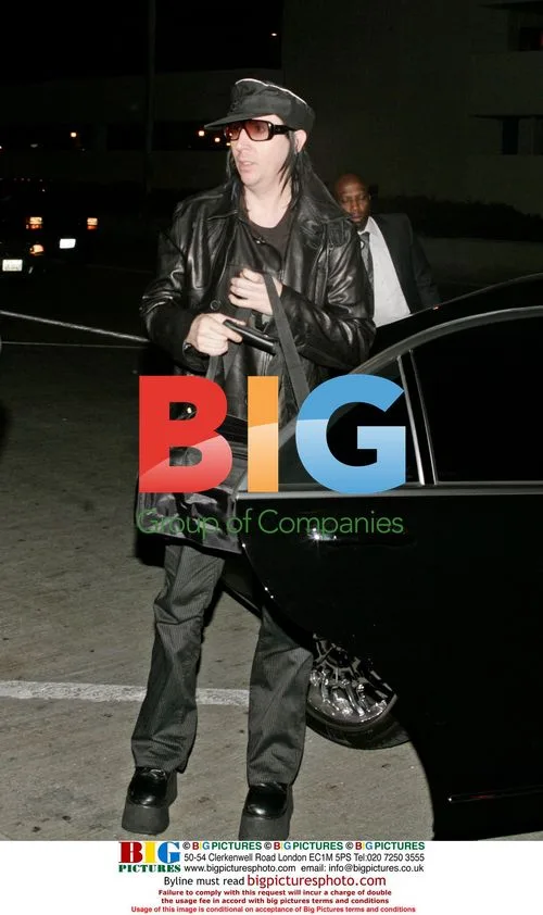 Evan Rachel Wood and Marilyn Manson at LAX