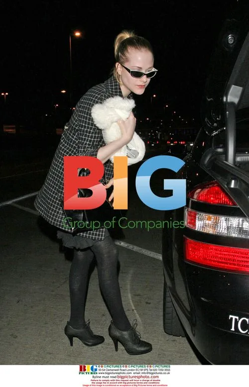 Evan Rachel Wood & Marilyn Manson Depart LAX with Cat
