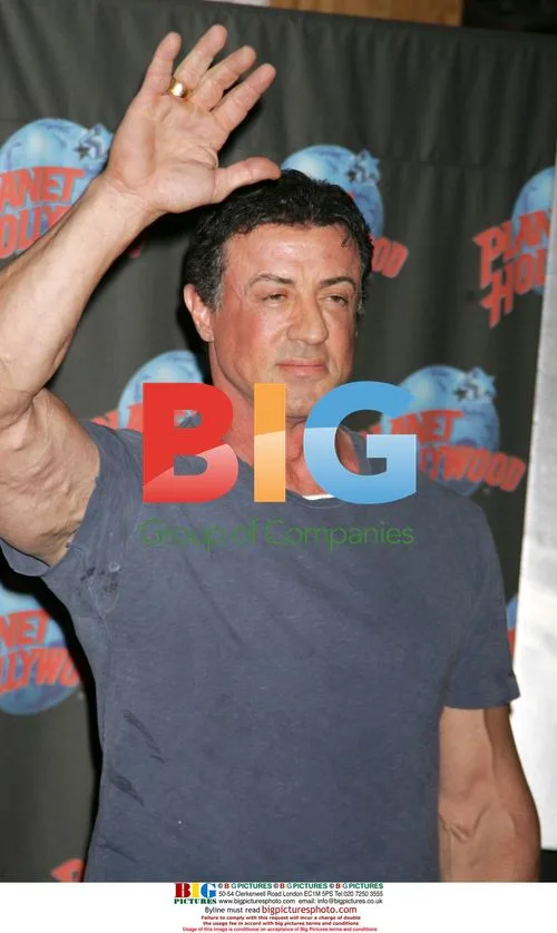 Sylvester Stallone Promotes Rambo 4 in NYC