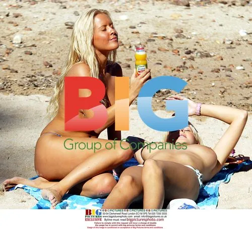 Models Relax with Tropicana in South of France