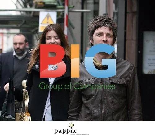 Noel Gallagher and Sara McDonald in North London