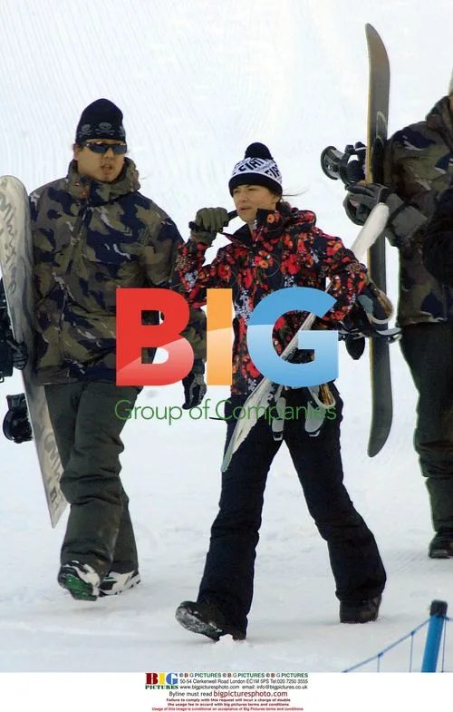 Juliette Lewis Snowboarding in Bardonecchia, Italy