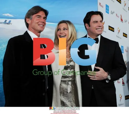 Olivia Newton-John, John Easterlang and John Travolta at G'Day USA 2008