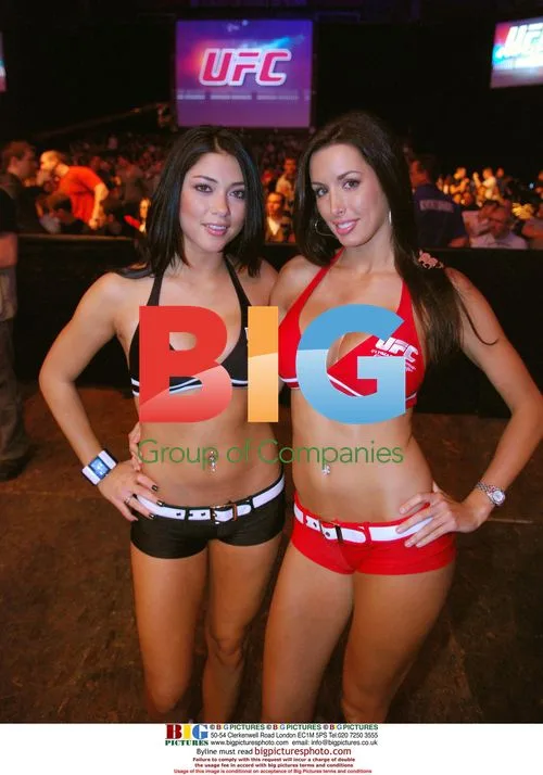 UFC 80 Octagon Girls Arianny Celeste and Edith Labelle