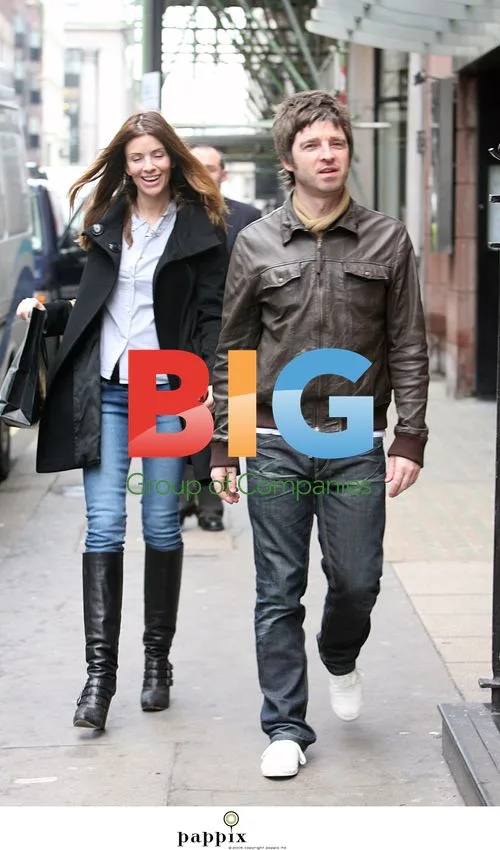Noel Gallagher and Sara McDonald in London