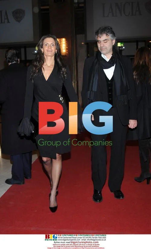 Andrea Bocelli and Veronica at Telegatti Awards