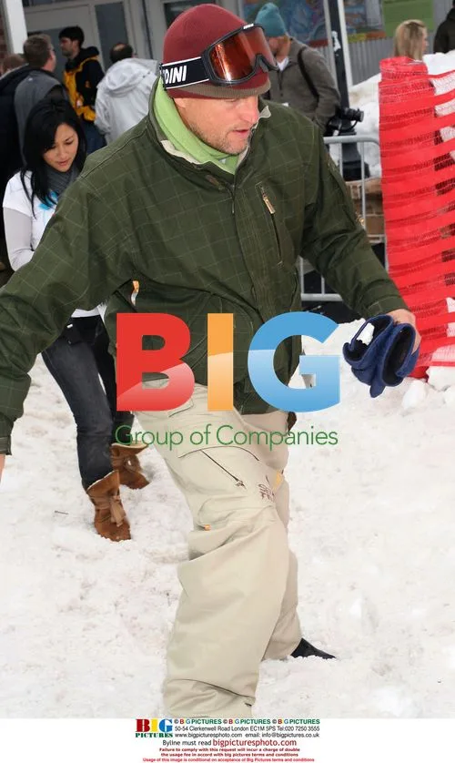 Woody Harrelson Snowboarding at Sundance