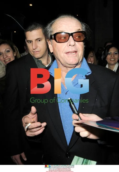 Jack Nicholson Dining in London