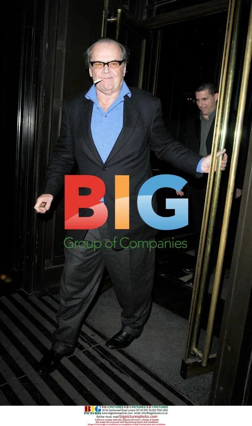 Jack Nicholson Dines in London