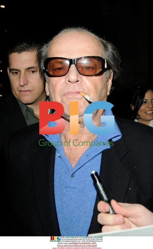 Jack Nicholson Dines in London