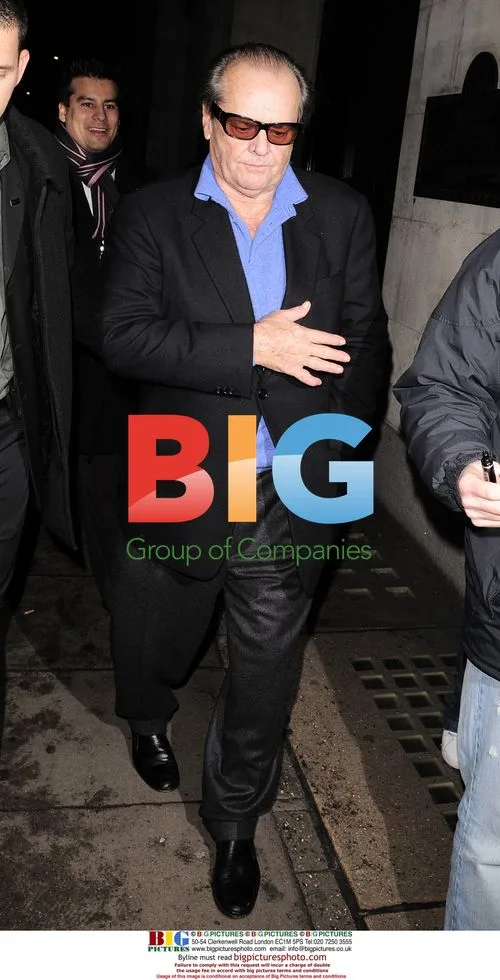 Jack Nicholson Has Eventful Evening in London