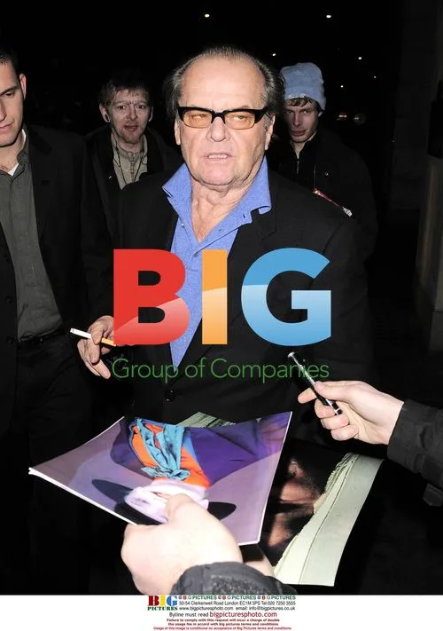 Jack Nicholson's eventful London night