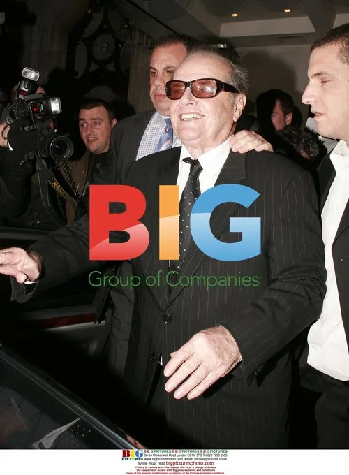 Jack Nicholson at Scotts restaurant in Mayfair
