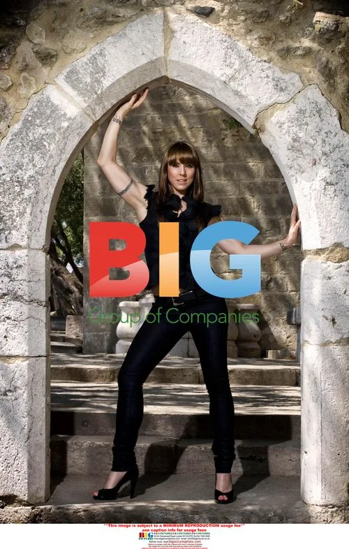 Mel C Poses at Lisbon Castle