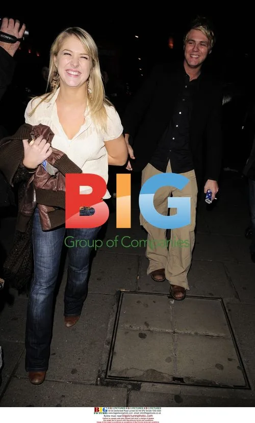 Brian McFadden enjoys dinner at Nobu with sister