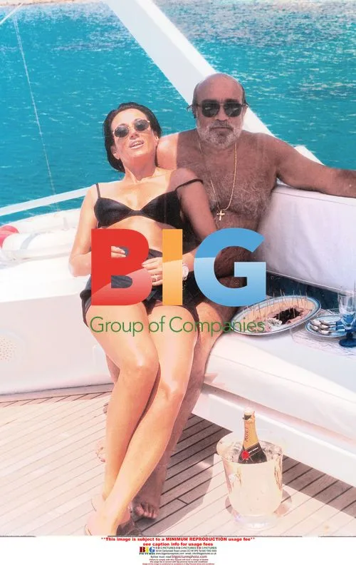 Nancy Dell'Olio with ex-husband and Sven Eriksson