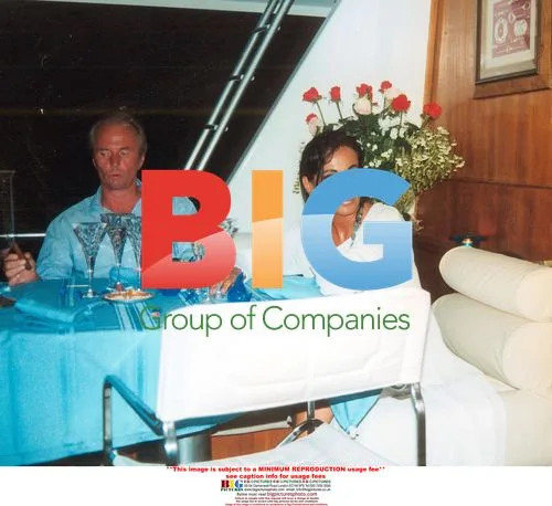 Nancy Dell'Olio with ex-husband and Eriksson
