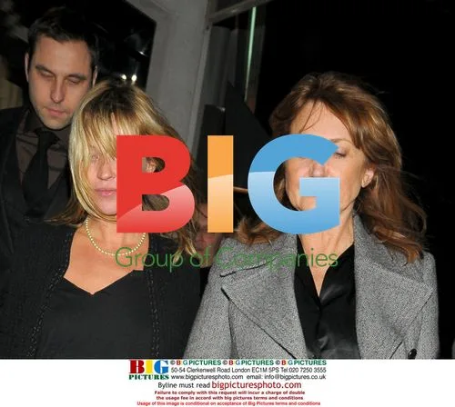 Kate Moss and friends at Locanda Locatelli