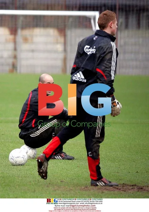 Liverpool Train for FA Cup Match