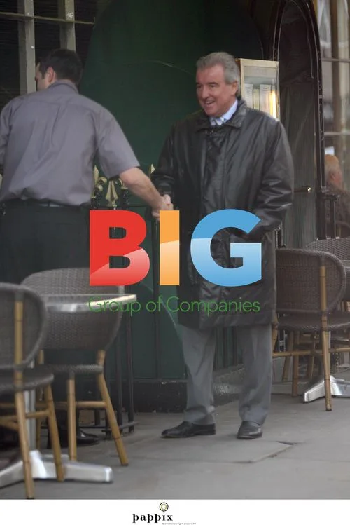 Terry Venables Outside Bar in London