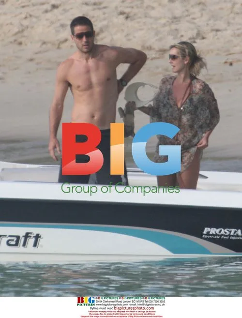 Jamie and Louise Redknapp with Family in Caribbean