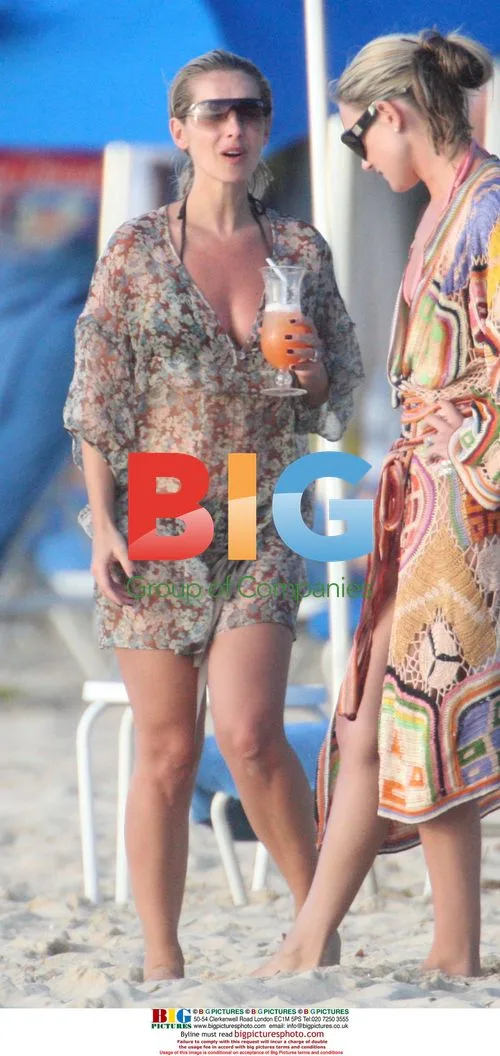Jamie and Louise Redknapp with family on holiday in Caribbean