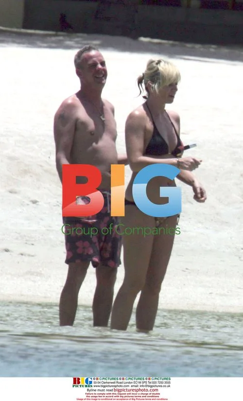 Zoe Ball and Fatboy Slim on Holiday in Mauritius
