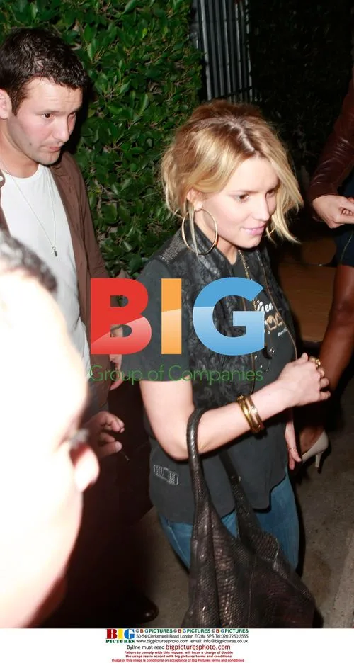 Jessica Simpson and Tony Romo Dinner