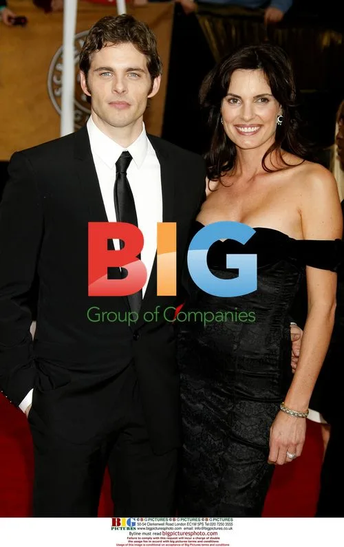 James Marsden and Lisa Linde at 14th SAG Awards