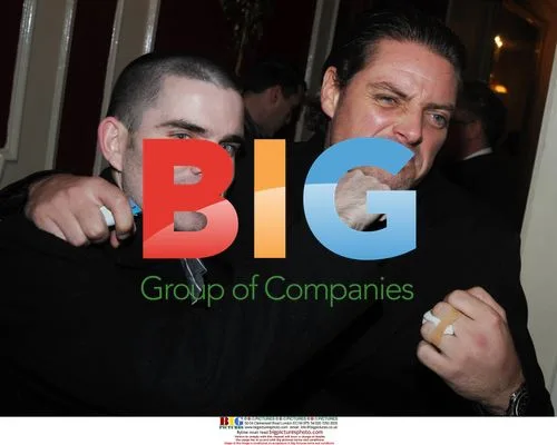 Bernard Dunne and Keith Duffy at Mrs. Brown event