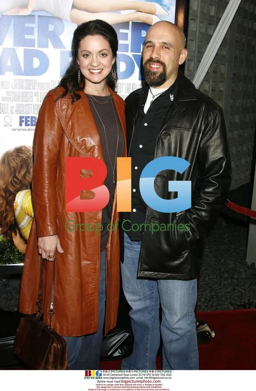 Kali Rocha and husband Michael at "Over Her Dead Body" premiere