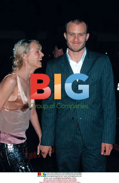 Heath Ledger and Naomi Watts at 'Four Feathers' premiere