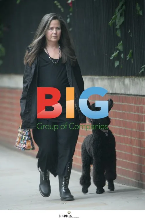 Koo Stark Spotted Walking Poodle