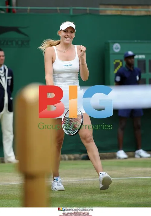 Nicole Vaidisova celebrates Wimbledon 3rd round win