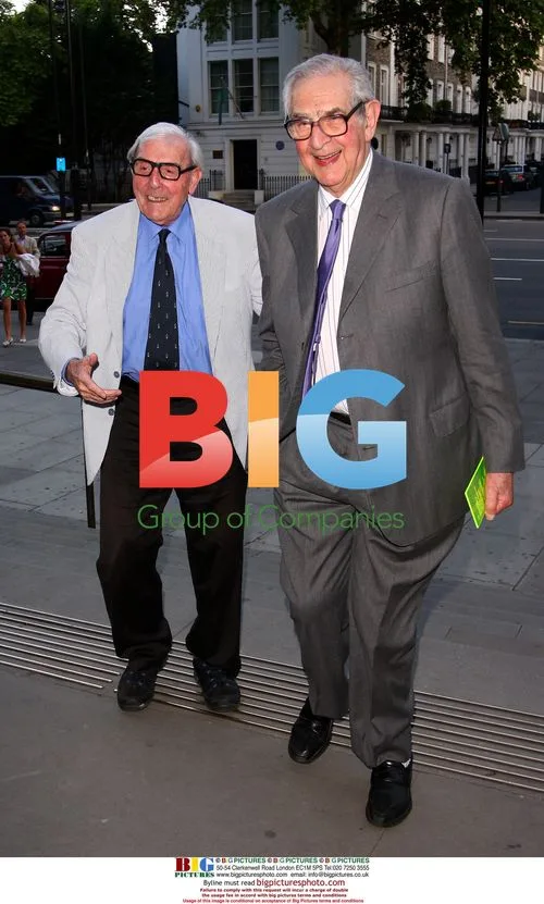 Eric Sykes and Dennis Norden at Harper Collins party