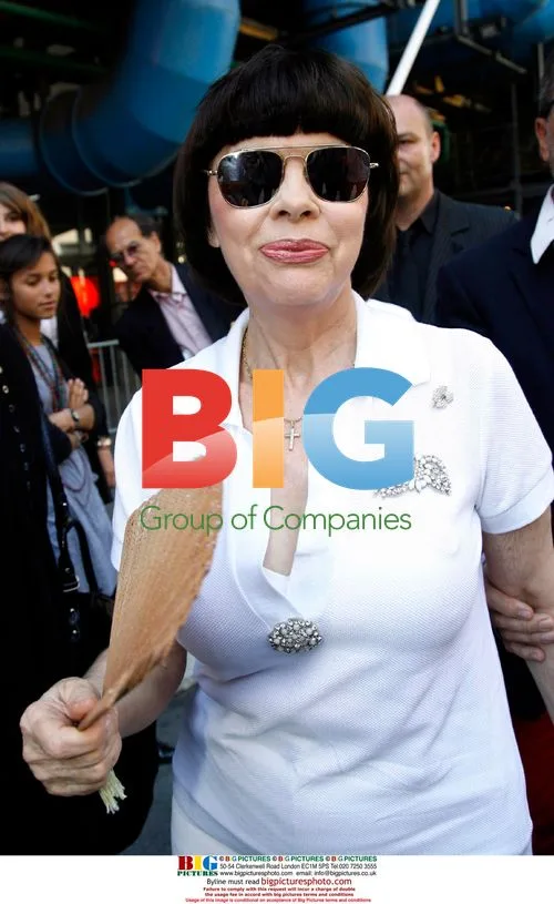 Mireille Mathieu at Givenchy Haute Couture Show