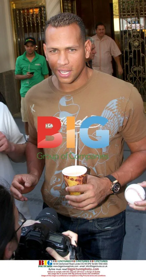 Alex Rodriguez Leaving Apartment