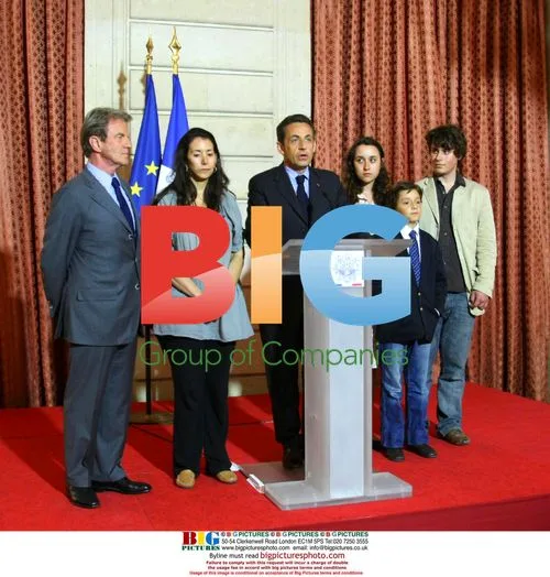 Sarkozy at Press Conference After Betancourt's Rescue