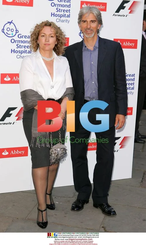 Damon Hill attends Formula 1 charity party