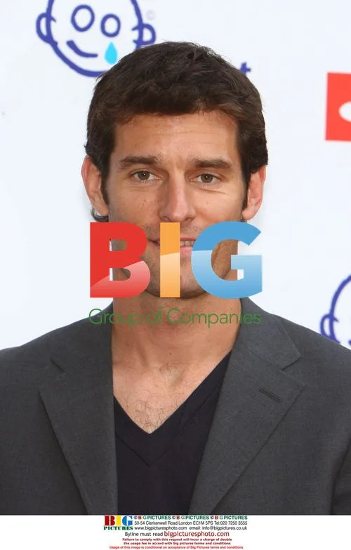 Mark Webber at Formula 1 charity party