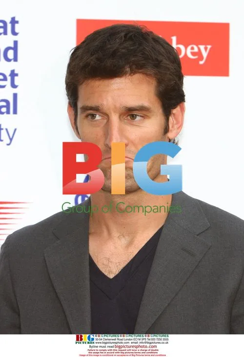 Mark Webber at Formula 1 charity party
