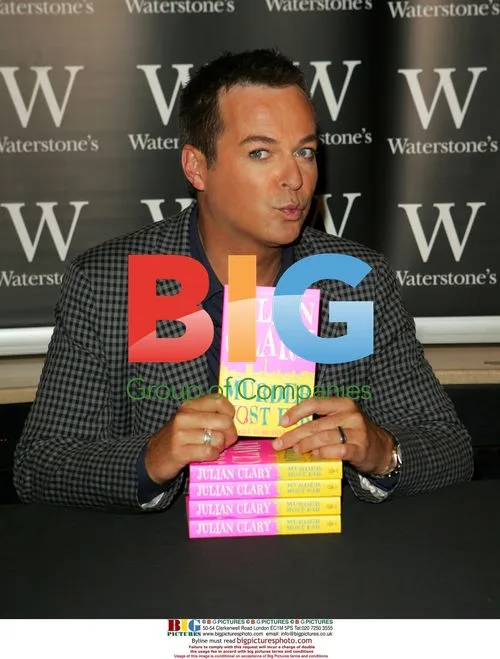 Julian Clary signs new book in London