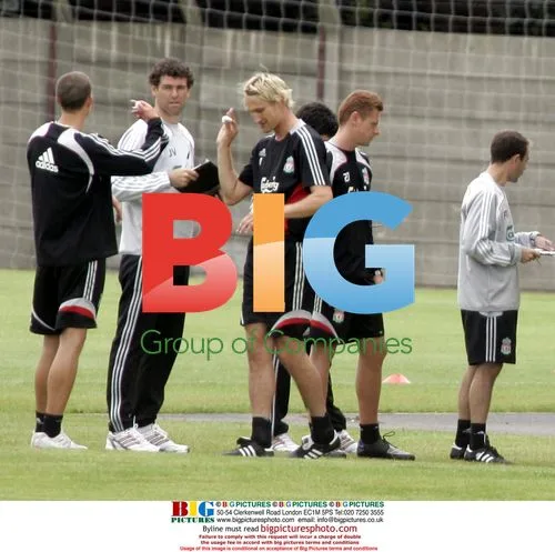 Liverpool FC players return to training
