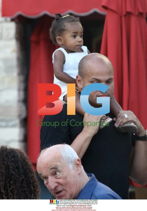 Mel B and family out for lunch in LA