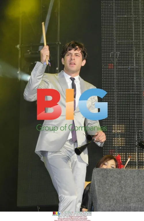 Mark Ronson performs at O2 Wireless Festival 2008