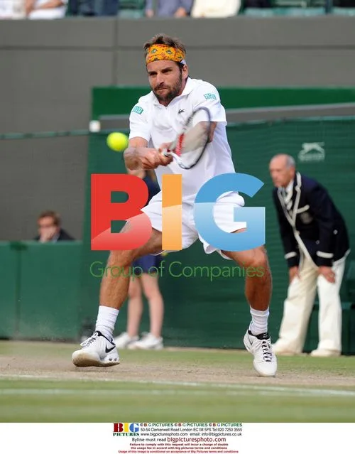 Arnaud Clement at Wimbledon Quarter Finals