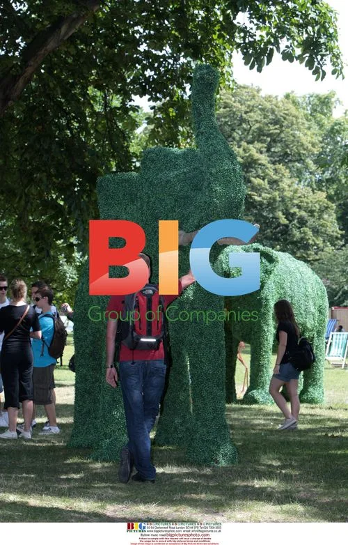 Organic Animal Statues in St James Park
