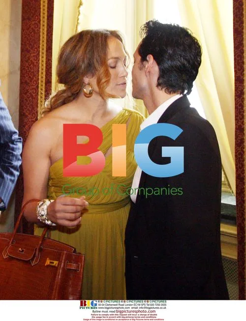 Jennifer Lopez and Marc Anthony in Milan