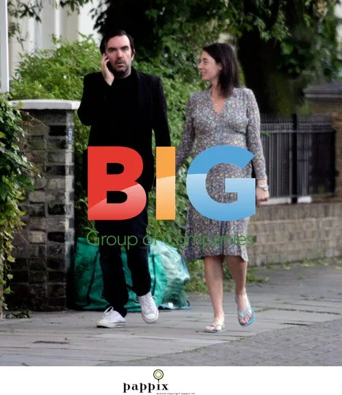 Mary McCartney and Simon Aboud Out in London